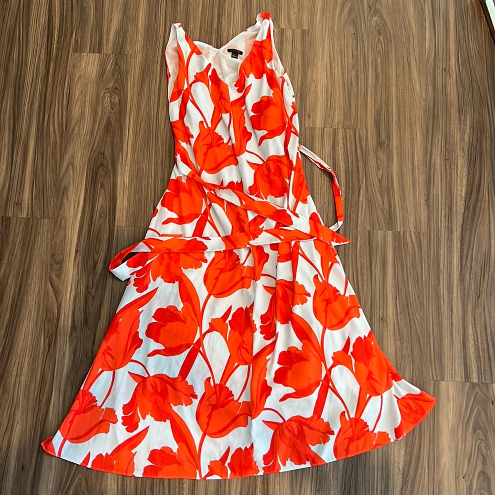 ANN TAYLOR side slit summer dress